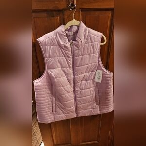 Time & Tru Lilac Vest